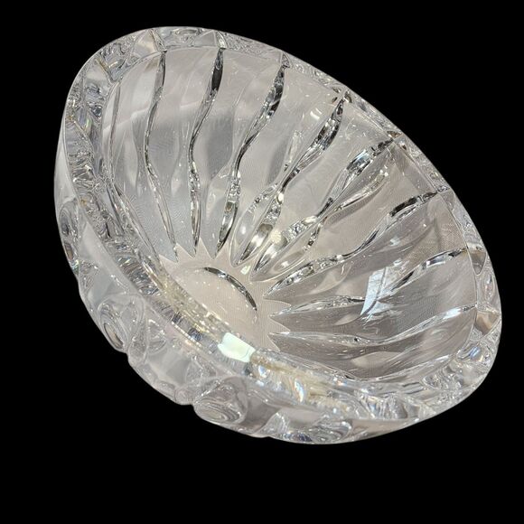 Miller Rogaska Heavy Crystal Bowl 10" dia 5" deep  1/2" thick Rim  Centerpiece - Picture 2 of 16